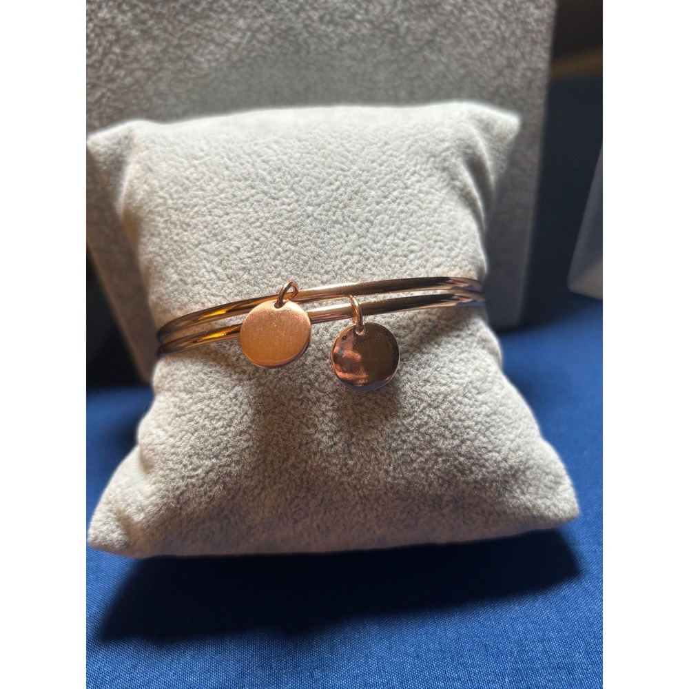 #6. Rose Gold-tone Wire Bangle - Picture 1 of 4